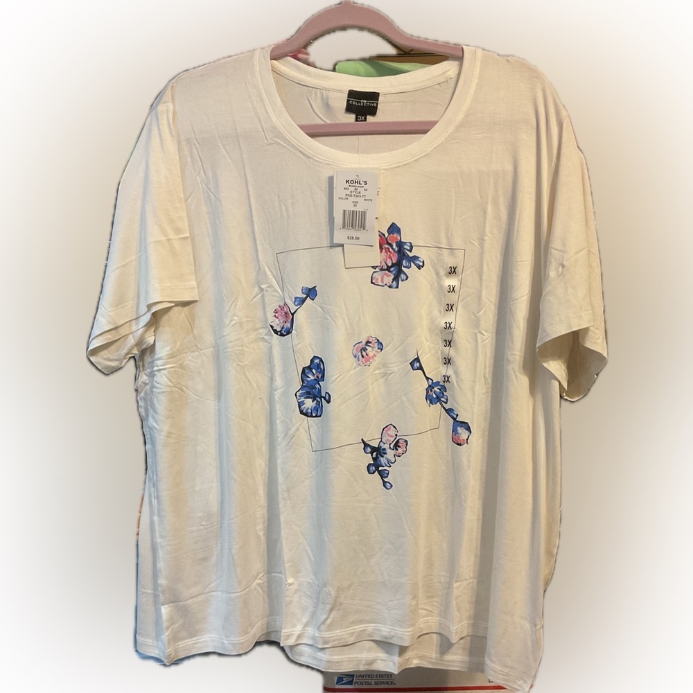 NWT PSK COLLECTIVE T-shirt size 3x from kohls